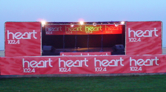 PLRS Sound & Stage M1 Heart Radio Road Show Stage 1