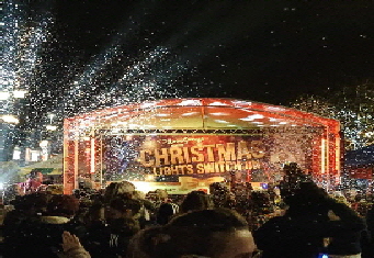 PLRS Sound & Stage Hire TS1 Christmas Lights Turn on 